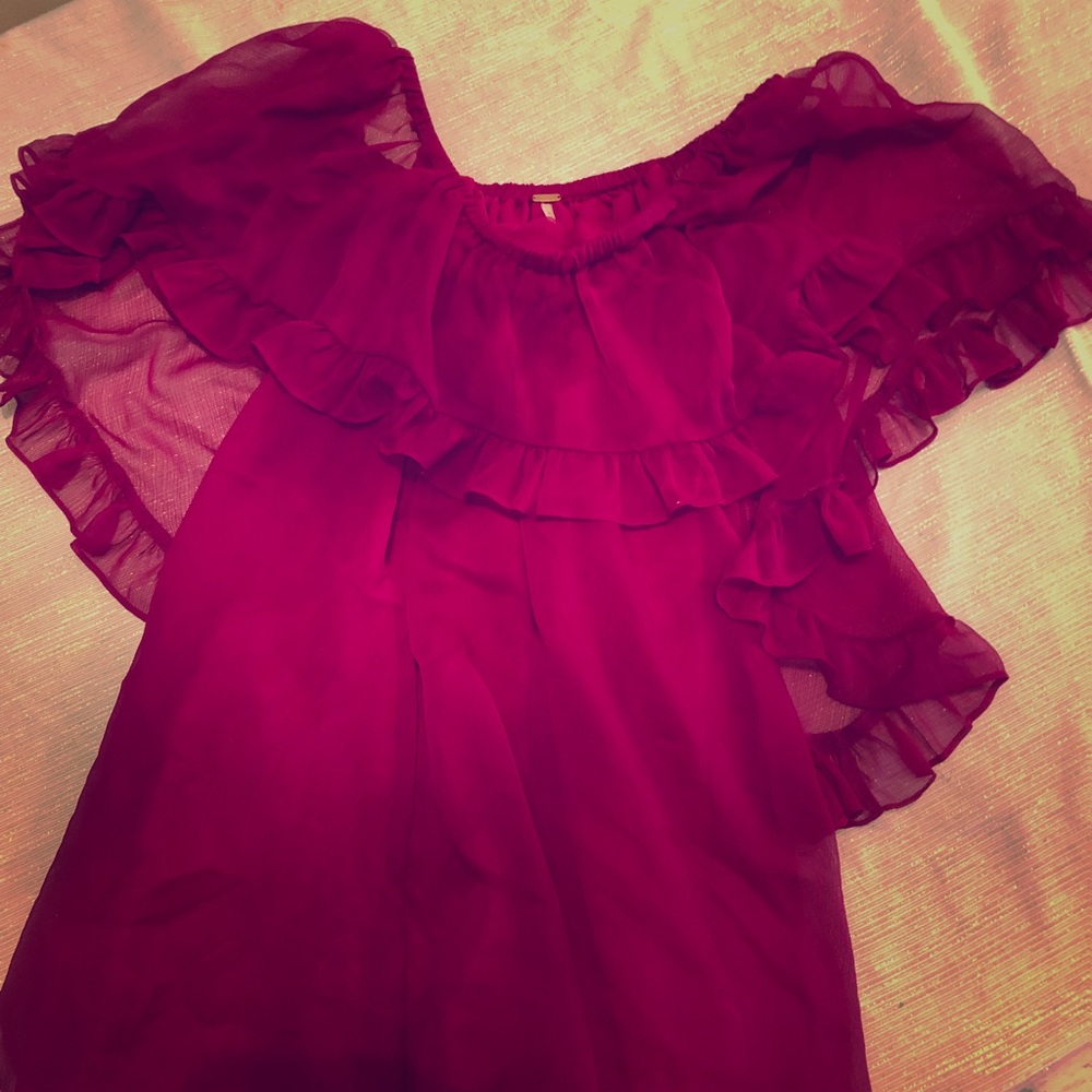 Never worn Free People off the shoulder dress